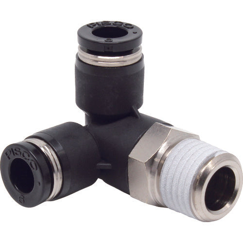 PISCO Tube Fitting Tripod Elbow Tube 6 Thread R1/4 PVX6-02 1 pc