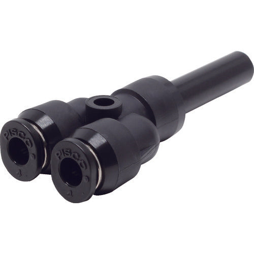 PISCO Tube Fitting Mini Different Diameter Branch Union Y Tube 4 Fitting 6 PWJ6-4M 1 pc