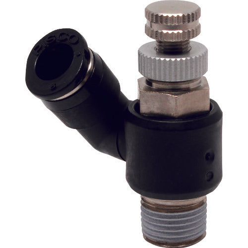 PISCO スロットルバルブ フリー チューブ6MMネジR1/8 JNS6-01 1 個