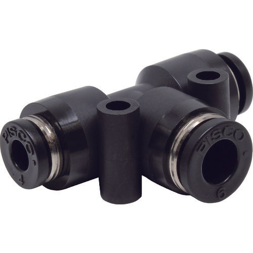 PISCO Tube Fitting Different Diameter Union Tee 4 x 4 x 6 PEG4-6 1 pc