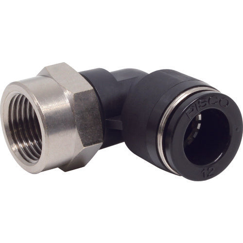 PISCO チューブフィッティング メスエルボチューブ12ネジR3/8 PLF12-03 1 個