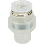 PISCO 튜브 피팅 PP 스트레이트 나사 부재질: PP PPC1003 1개