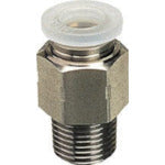 PISCO 튜브 피팅 PP 스트레이트 나사 부재질: SUS304 PPC1203SUS 1개