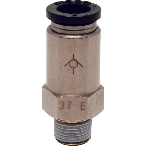 PISCO チェックバルブ ストレート オネジ側出力チューブ8ネジR1/8 CVC8-01B 1 個