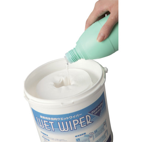 橋本 ウエットワイパー 中薄手 綿100%メッシュ 160×300mm(6個入) MU10 1 箱