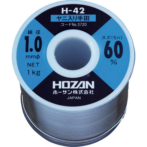 HOZAN 땜납(Sn60%) 1.0mmφ・1kg H-42-3720 1권