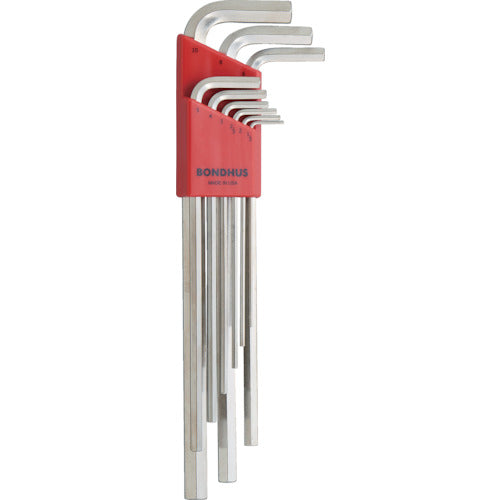 BONDHUS 六角L−レンチ エクストラロング セット9本組(1.5−10mm) HLX9MB 1 S