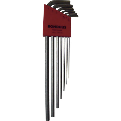 BONDHUS 육각 L-렌치 엑스트라 롱 도금 세트 7개 세트(1.5-6mm) HLX7MB 1 세트