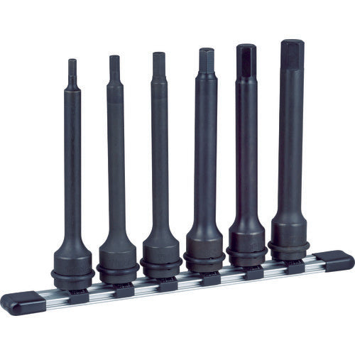 TONE Impact Long Hexagon Socket Set (with holder) 6pcs HAH406L 1 S