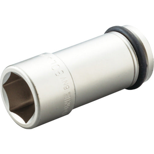 TONE 임팩트용 롱 소켓 대변 치수 25mm 전체 길이 100mm 6NV-25L 1개