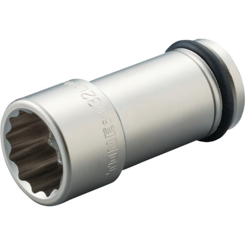 TONE 임팩트용 롱 소켓(12각) 대변 치수 41mm 삽입각 19.0mm 6NW-41L100 1개