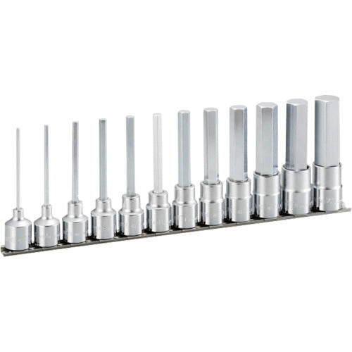 TONE 롱 헥사곤 소켓 세트(홀더 부착) 12pcs HH412L 1 S