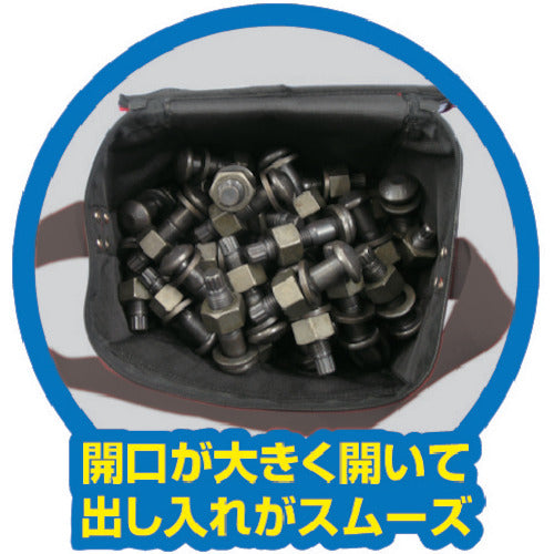 TONE 툴백 볼트 백 블랙 폭 300×깊이 200×높이 210mm BGBB1 1개