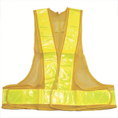 미도리 안전 안전 베스트 K-2V 옐로우 X 옐로우 K-2V 1 착용