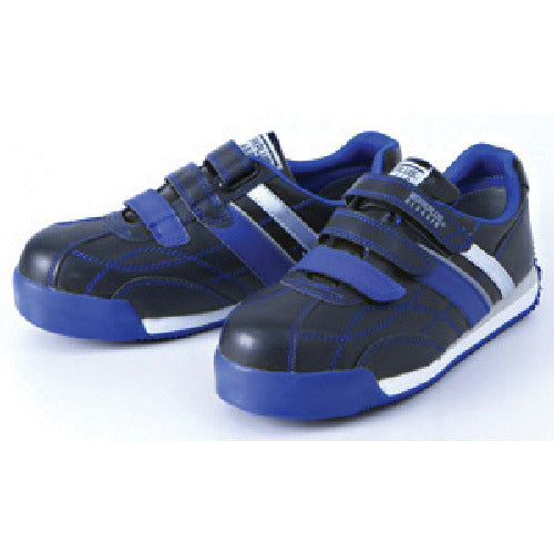 ミドリ安全 樹脂先芯入りスニーカー WPC555 27.0CM WPC555-BK/BL-27.0 1 足