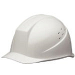 Midori Anzen Clean Helmet ABS with Ventilation Holes SC-11BVCRA-W 1 pc