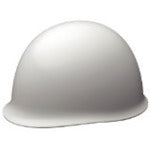 ミドリ安全 クリーンヘルメット PC製 SC-MPCCRA-KP-W 1 個