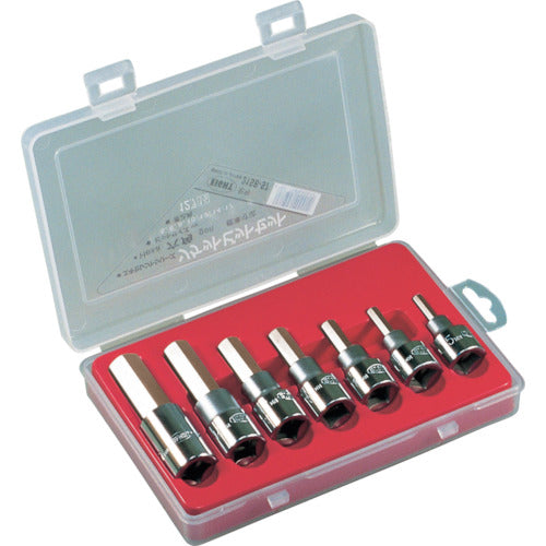 エイト 六角ソケットビット 寸法(差込角12.7mm) 7本セット 5〜17mm 21SB-S7 1 S