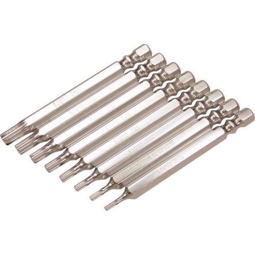 エイト TXビット 対辺6.35mm 溝9mm&13mm T10X75 単品 EA-33 T10X75 1 本