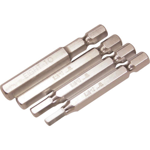 エイト 六角棒ビット 対辺8mm 溝13mm 5mmX70 単品 EA-67 5MMX70 1 本
