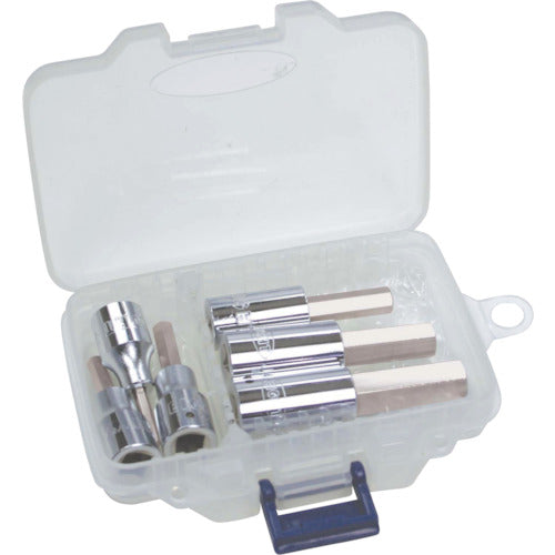 EIGHT Hexagonal Socket Bit Standard Size (Drive Angle 6.35mm) Set of 6 3-10mm 41SB-S6 1 S