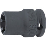 Ko-ken Impact LHS Socket, 9.5mm Drive, 6S, 13401LH-6S, 1 pc