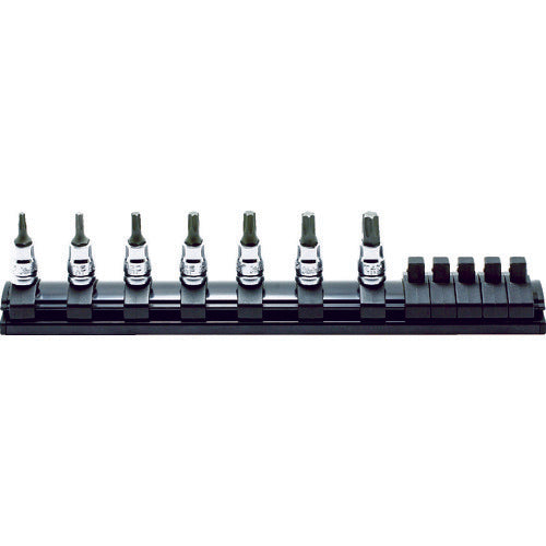 Ko-ken Z-EAL Torx Bit Socket Rail Set 7-piece set RS2025Z/7-L28 1 S