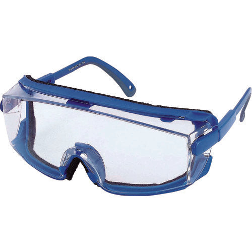 YAMAMOTO Single-lens safety glasses, goggle type, clear lens, JIS T 8147 standard, with upper visor and side SN-715 PRO, 1 pc