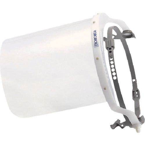 YAMAMOTO 防災面ヘルメット取付タイプ レンズ色クリア YF-410 1 個