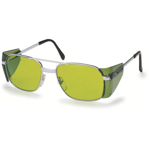 YAMAMOTO Two-eye type sun-shielding glasses, lens color green, YM-2-1.7, 1 piece