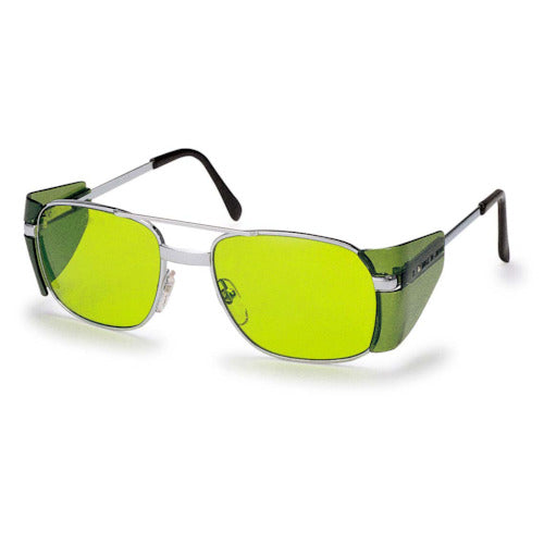 YAMAMOTO Two-eye type sun-shielding glasses, lens color green, YM-2#1.4, 1 piece