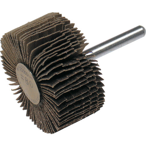 ヤナセ 軸付フラップホイール50×25×6#80 HUF505 1 個