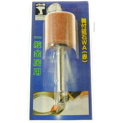 야나세 축 부착 숫돌(WA) 원통형 25×25×6 WA25C 1개