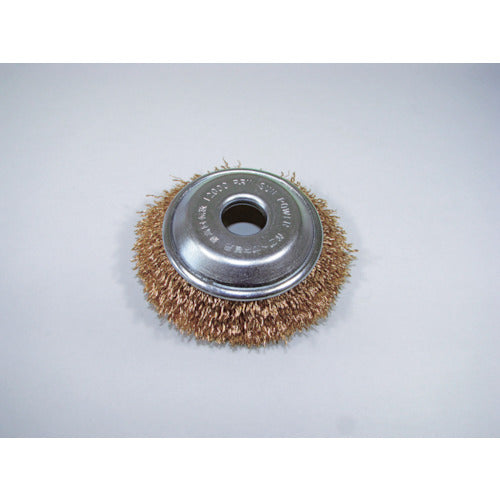 ヤナセ エアー用鋼線メッキベベルブラシ 100×16 AKMB100 1 個