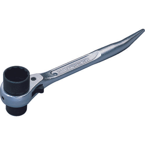 Super curved double-ended ratchet wrench, mini short type, size: 17 x 19, SSR1719, 1 piece