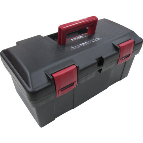 スーパー ツールケース(超高耐衝撃性コポリマー樹脂製)色:ブラック 寸法:455×240×206mm SR450S 1 個