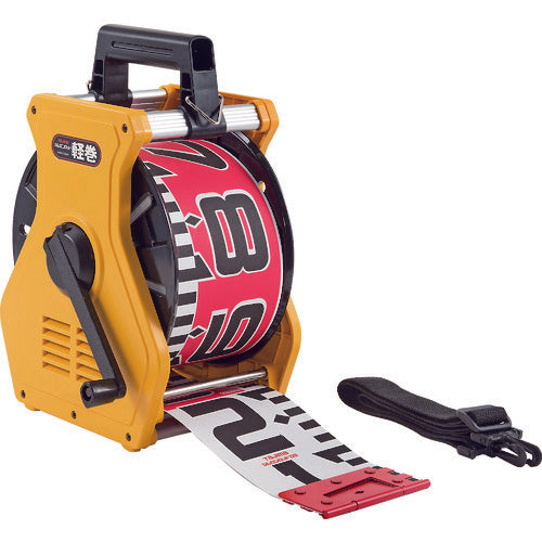 タジマ シムロンロッド軽巻(スタンド付テープロッド)幅120mm 長さ50m KM12-50K 1 個