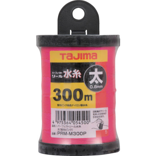 Tajima Perfect Reel Water Line Fluorescent Pink/Thick PRM-M300P 1 Roll