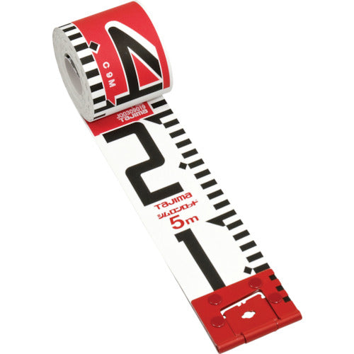 Tajima Shimron Rod, Length 10m, 20cm Red and White, Paper Box, SYR-10P, 1 pc