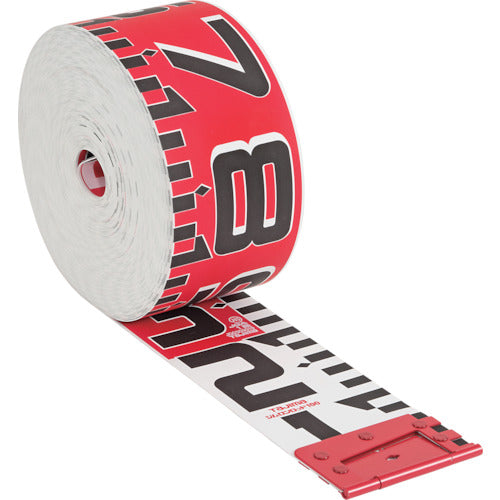 Tajima Shimron Rod-100 Length 50m 1m Red and White Paper Box SYR-50EK 1 pc