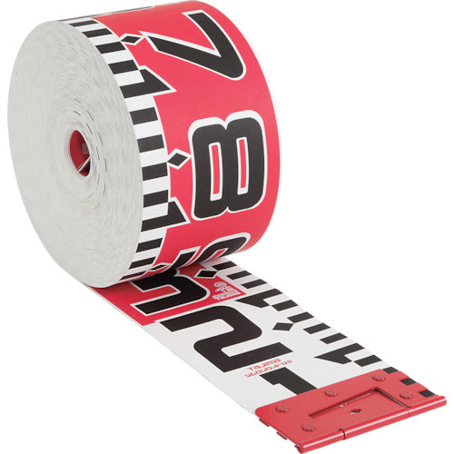 Tajima Shimron Rod-120 Length 50m 1m Red and White Paper Box SYR-50WK 1 pc