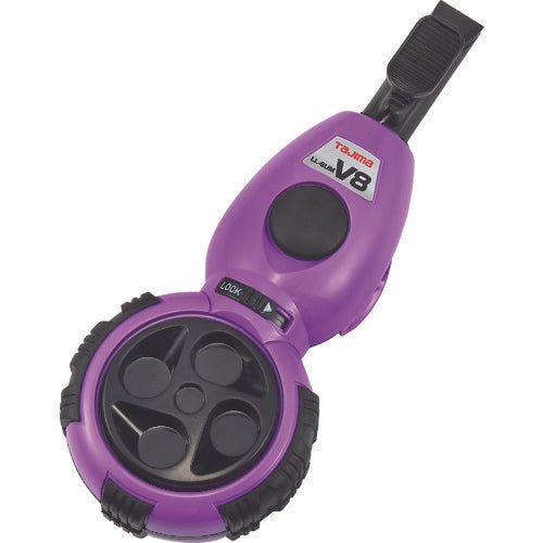 タジマ エルライン墨つぼV8鶴首 パープル LL-SUMV8T-PA 1 個