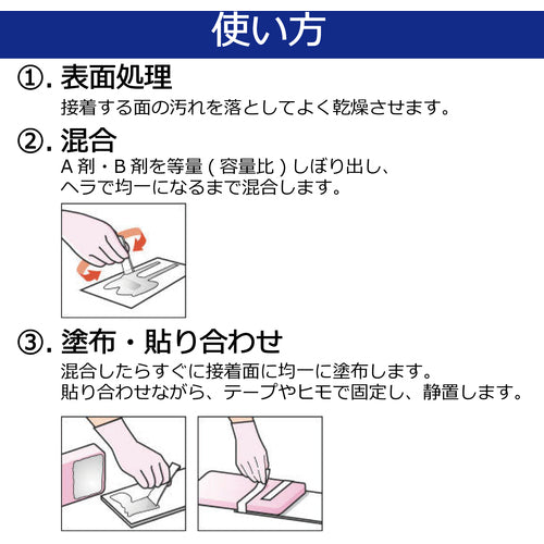 セメダイン EP001N P40gセット (難接着用・弾性タイプ・40分硬化型) RE−004 RE-004 1 S