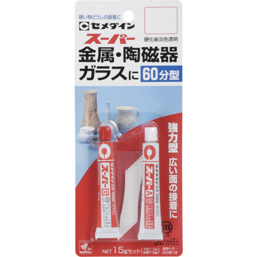 세메다인 접착제 슈퍼 P15g 세트 (표준 타입) CA-151 CA-151 1 S