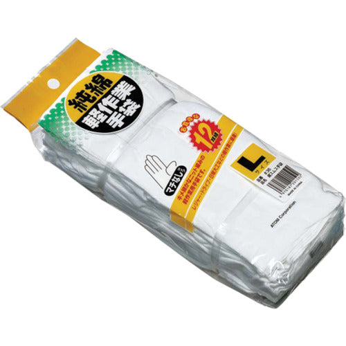 ATOM Smooth Gloves No Gusset M 12 Pairs 36M 1 Bag