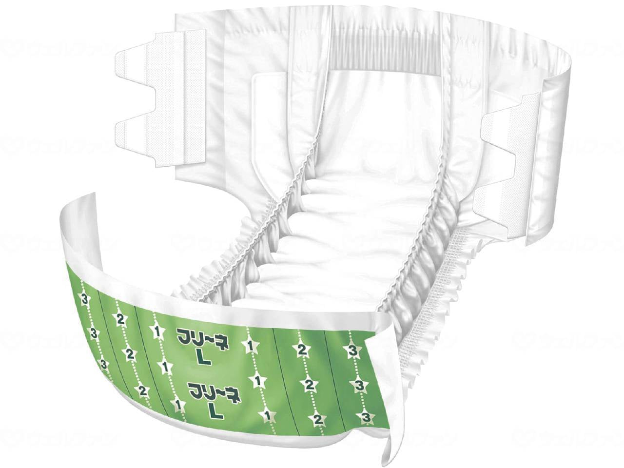 Daiichi Hygienic Freene Perfect Fit Easy Tape Type Bag L