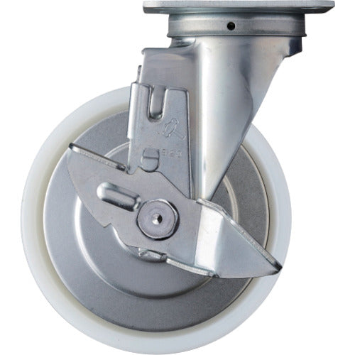 Hammer Swivel Nylon Wheel (Roller Bearing) 150mm with Stopper 413S-NRB150 1 pc