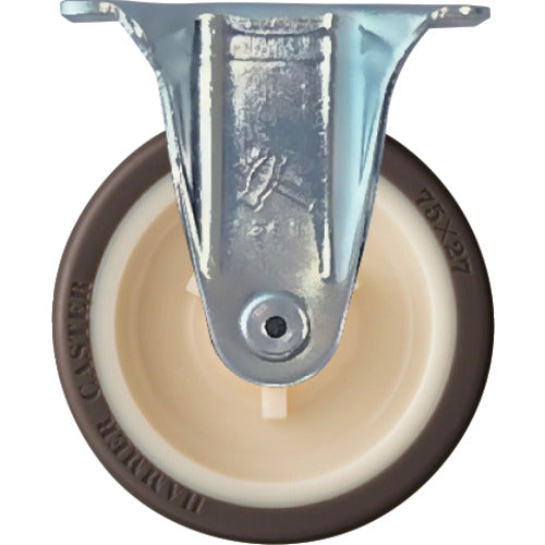 망치 고정식 우레탄 바퀴(나일론 휠) 75mm 420GRP-UR75 1개