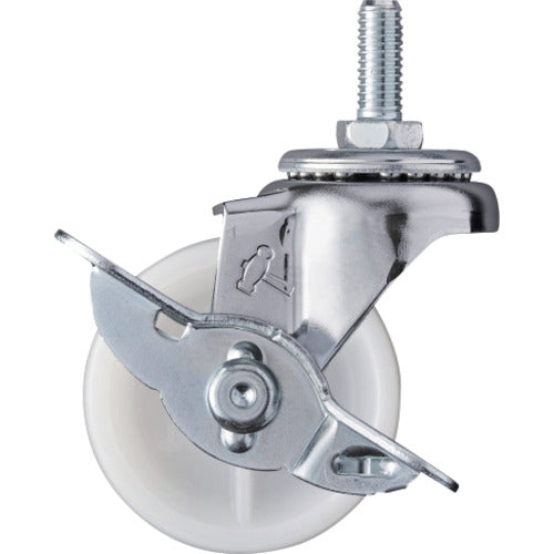 Hammer Screw-in Swivel Nylon Wheel 50mm W3/8 with Stopper 415A-20N50 1 pc