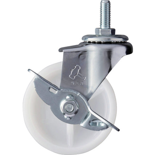 Hammer Screw-in Swivel Nylon Wheel 65mm W3/8 with Stopper 415A-20N65 1 pc